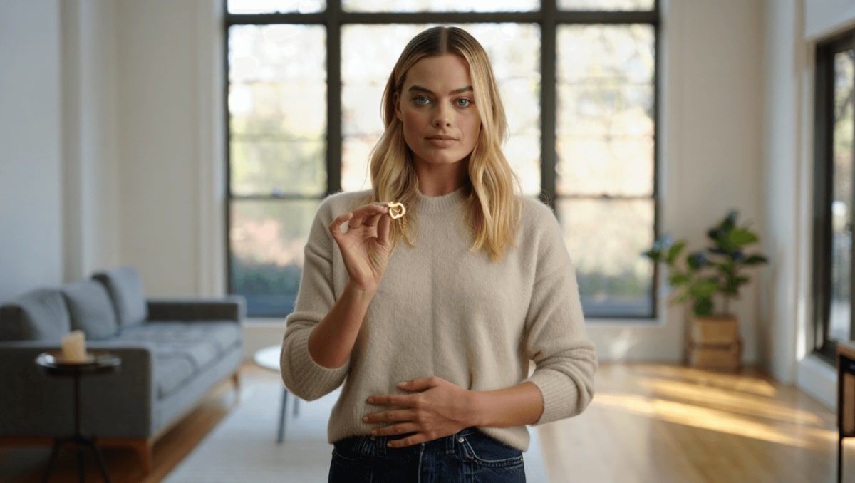 Margot Robbie attends the 2024 Breakthrough Prize Ceremony