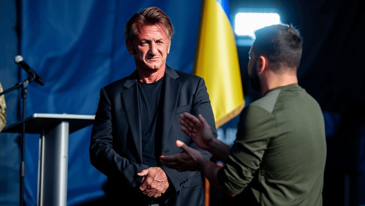 Sean Penn Seen in Ukraine After Skipping His Third Oscar Win as President Volodymyr Zelenskyy Calls Actor 'a True Friend'