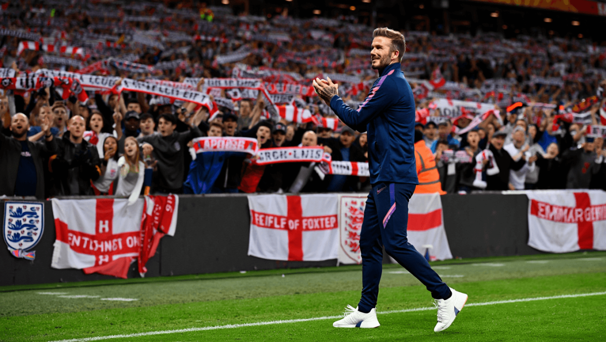 David Beckham Shares 3-Word Message, Video of Fans Singing ‘Wonderwall’ by Oasis After England Beats Panama at World Cup