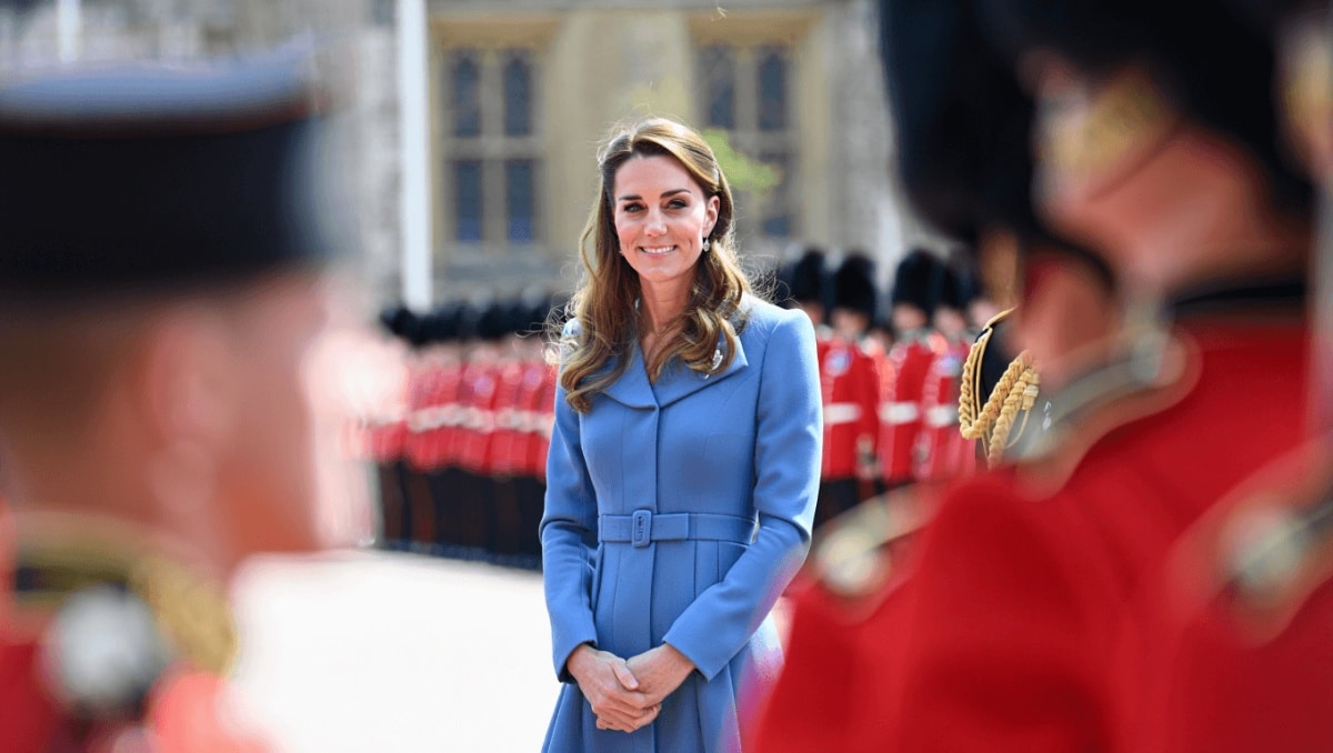 Kate Middleton’s Blue Outfit Draws Comparisons to Princess Diana’s Matching Outfit with Young Prince William