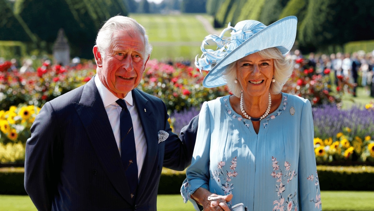 King Charles and Queen Camilla at Sandringham Flower Show