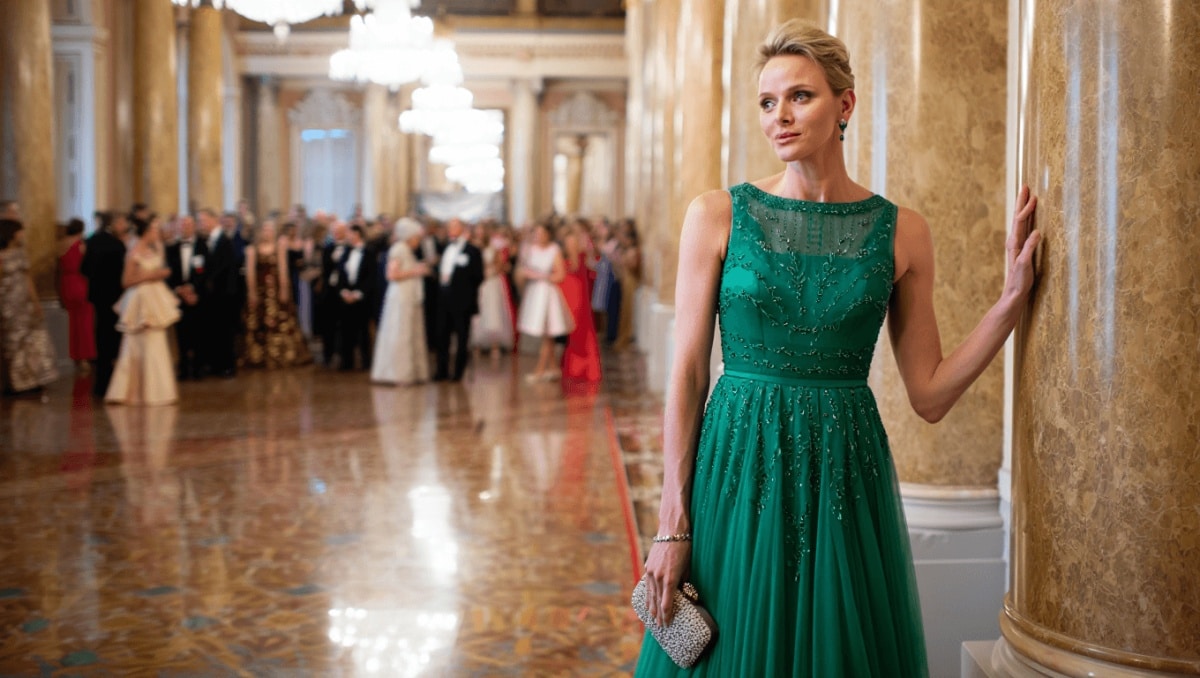 Princess Charlene of Monaco Channels Mother-in-Law Princess Grace at Gala