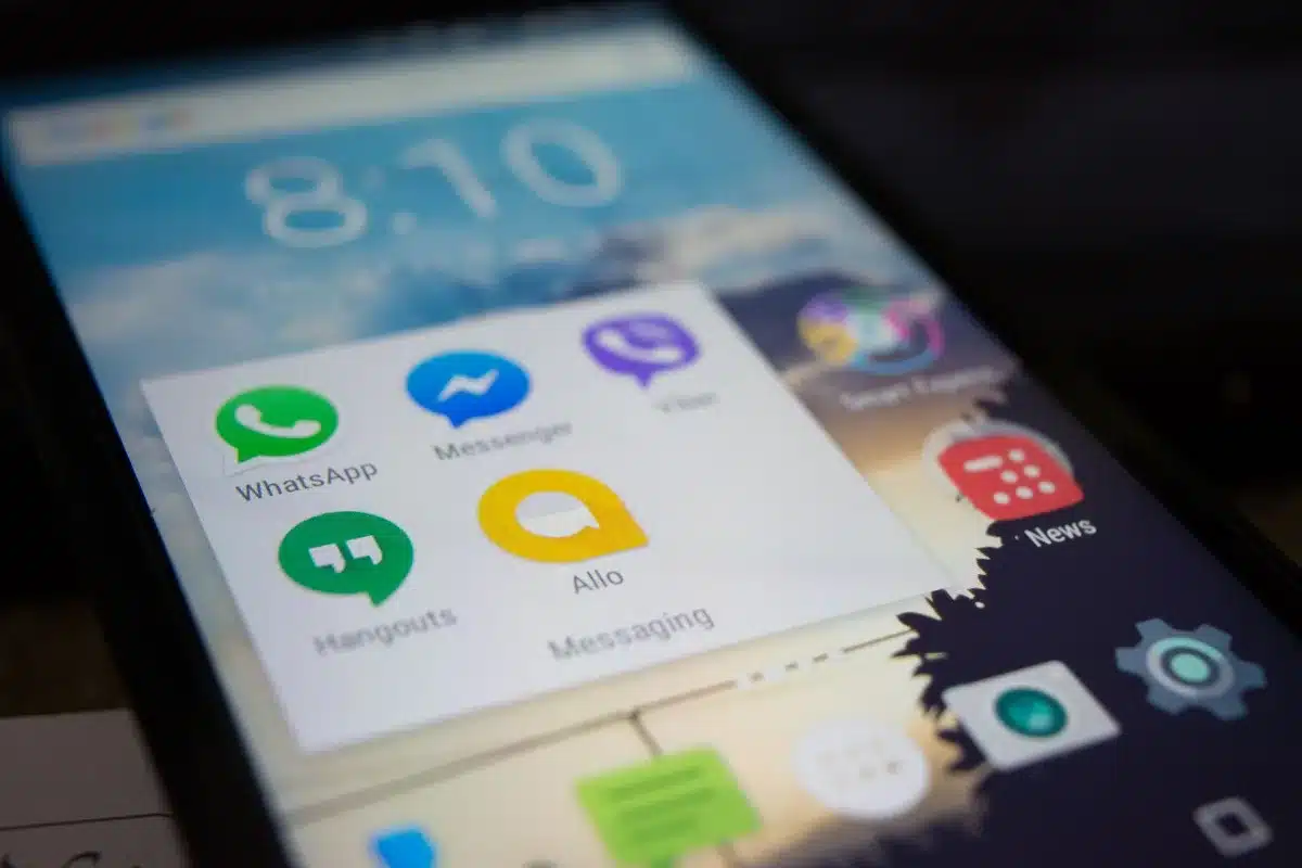 Smartphone screen showing Google app with three-dot menu and options visible