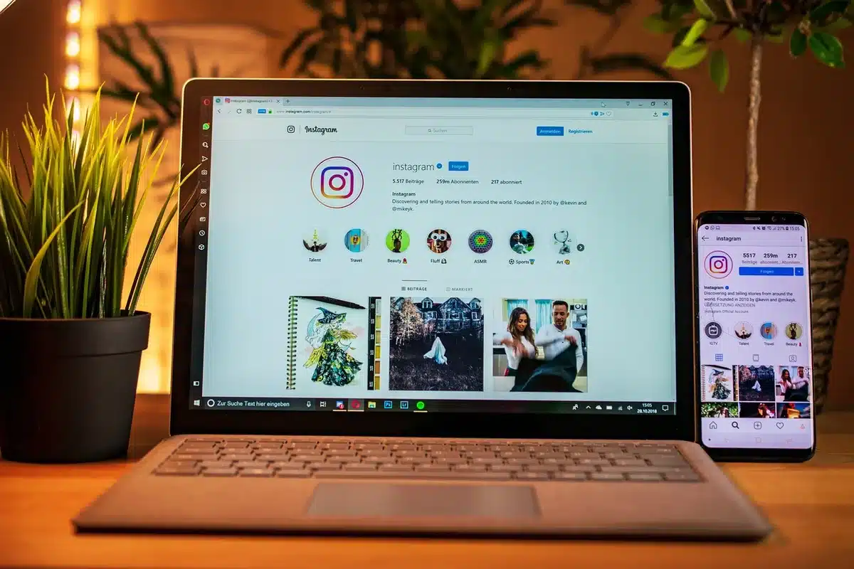 Smartphone screen showing social media notifications and comments